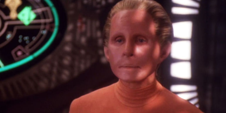 Salome Jens as the Female Changeling in Star Trek: Deep Space Nine