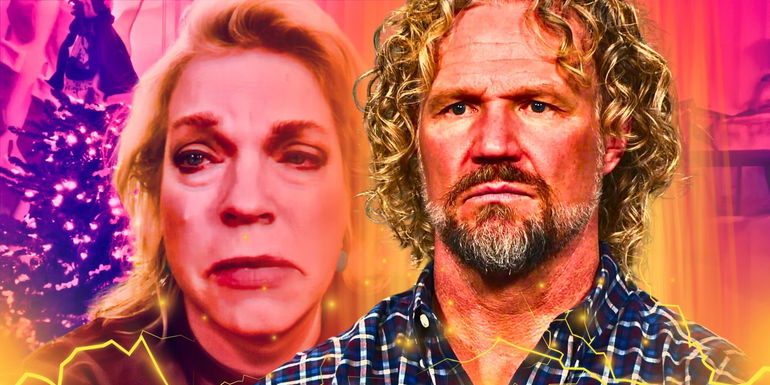 Sister Wives Janelle looking miserable with a mean-looking Kody - Why Is Kody Brown So Controversial?