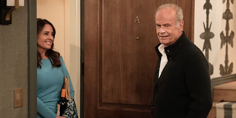 Frasier meeting his actual date in the Frasier reboot episode 6