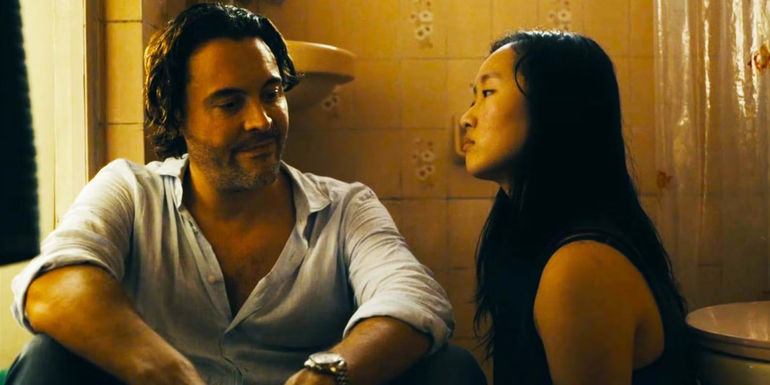 Jack Huston as David Starr and Ji-young Yoo as Mercy in Expats episode 4-1