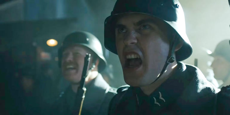 Shot of Nazi soldiers from Masters of the Air