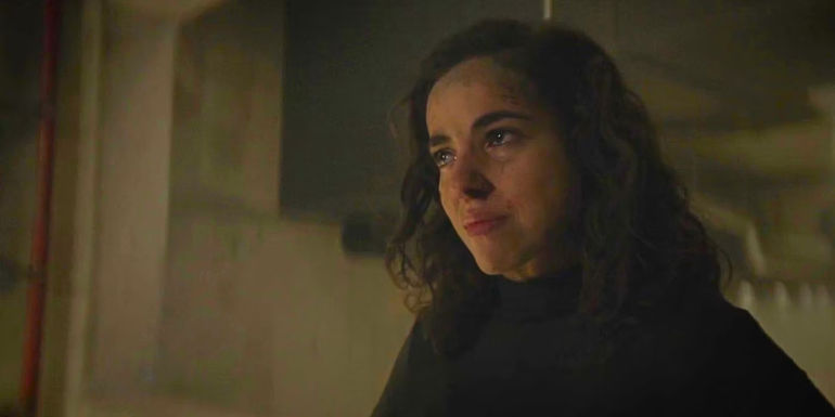 Perez (Cristina Rodlo) is teary-eyed in Halo season 2 - Corporal Perez Plays A Key Role In Halo Season 2