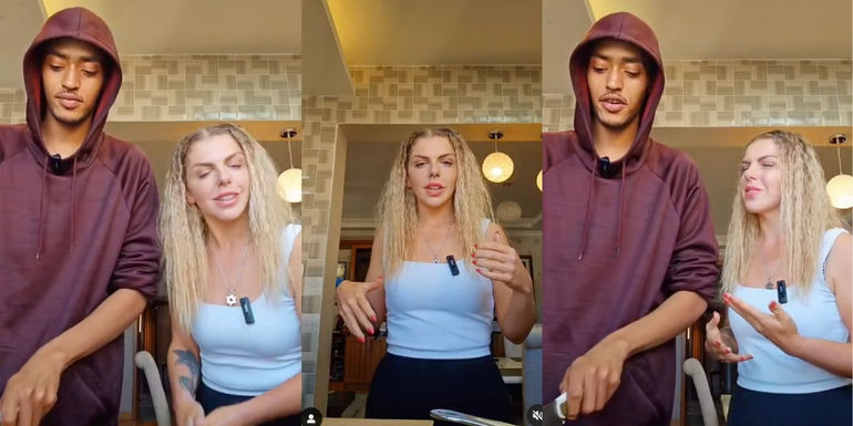 Ariela With New Man named Aramis In 90 Day Fiance in the kitchen - Ariela Is Spending Time With A "Beautiful Ethiopian Person"