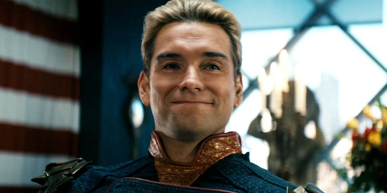 Homelander smiling in The Boys