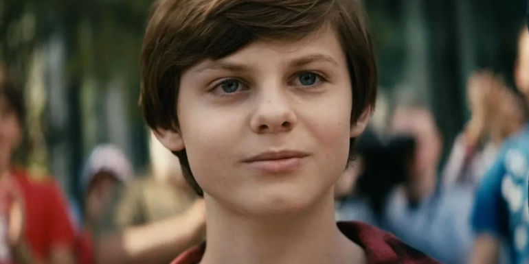 Ryan Butcher from The Boys smiling slightly