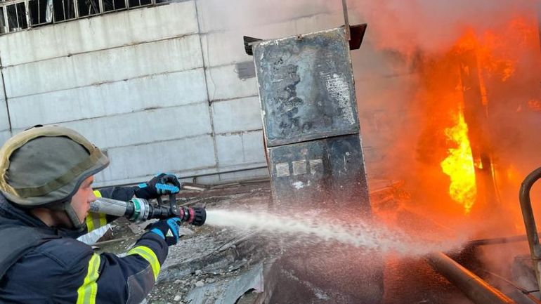 Major Power Facility in Kyiv Region Devastated in Russian Offensive