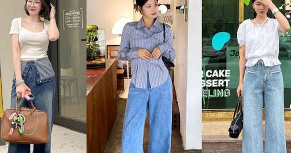 Bí quyết mix đồ sành điệu với quần jeans ống rộng cho mùa hè đầy nắng