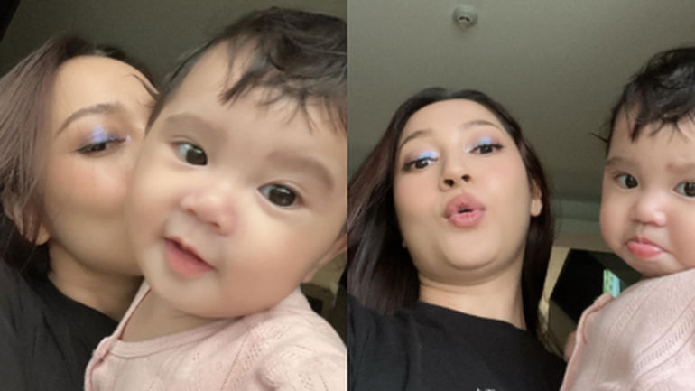 Nhìn ngắm vẻ đáng yêu của thiên thần nhỏ của Bảo Anh