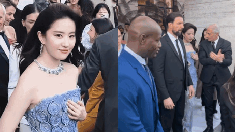 Lưu Diệc Phi - Minh tinh xứ Trung sánh ngang tiên tử trong bộ váy tím lấp lánh