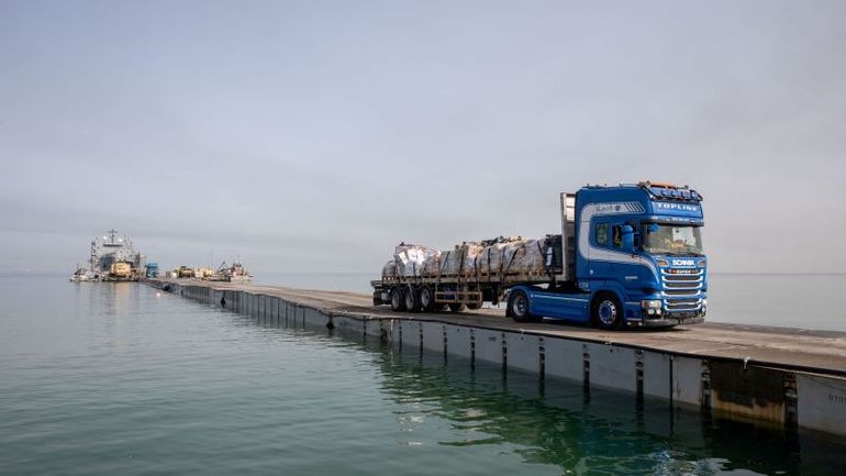 Humanitarian Aid Arrives in Gaza Through US Pier and Begins Distribution Despite Challenges