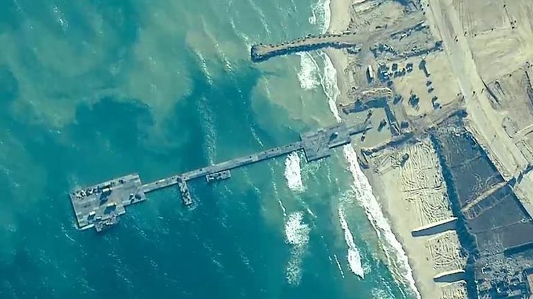 US-built Gaza Pier Collapses in Severe Weather