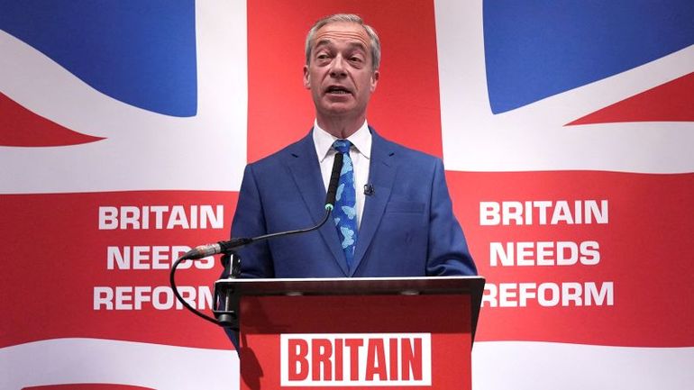 Brexit Architect Nigel Farage Joins UK Election Fray, Adding Pressure on Sunak's Conservatives