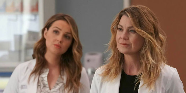 Meredith and Jo Are Looking at Something Off-Camera in Grey's Anatomy