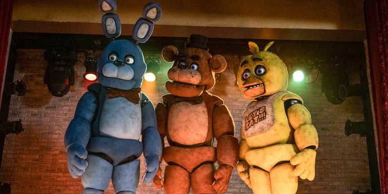 Bonnie, Freddy and Chica from Five NIght's At Freddy's