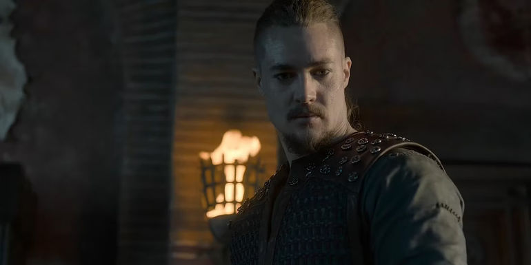 Uhtred in a castle in The Last Kingdom