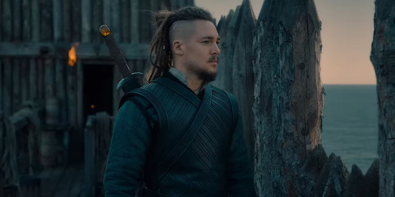Uhtred looking out at the kingdom in The Last Kingdom