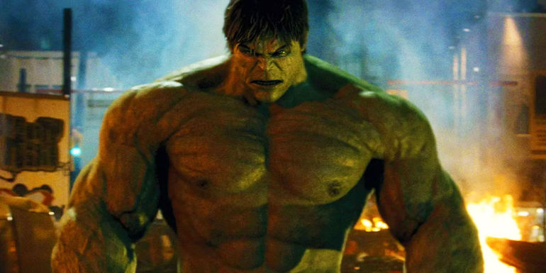 Edward Norton's Hulk looks menacing in The Incredible Hulk (2008)