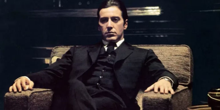 Michael Corleone (Al Pacino) in The Godfather (1972).