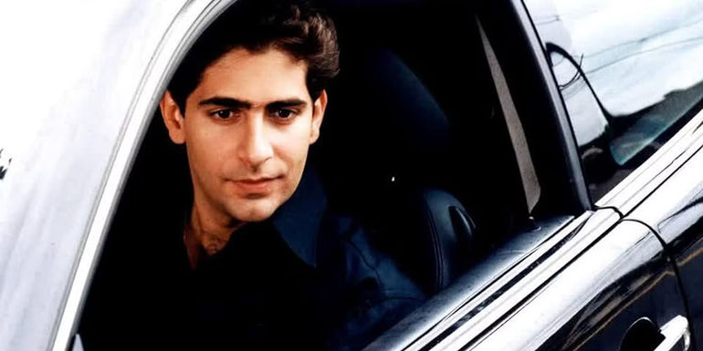 Christopher Moltisanti in a car in The Sopranos