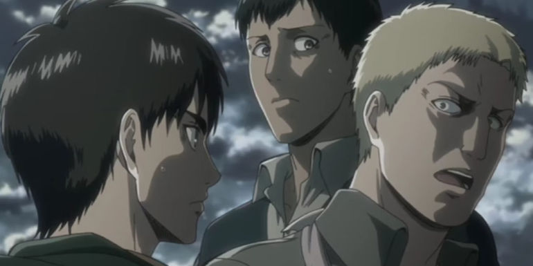 Eren, Bertholdt and Reiner
