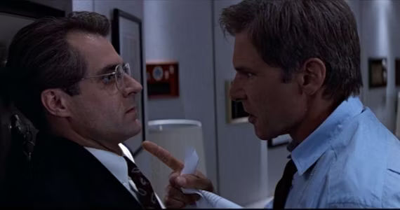 Harrison Ford as Jack Ryan