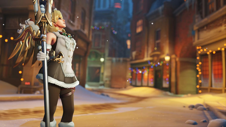 ow2 jingle belle mercy skin