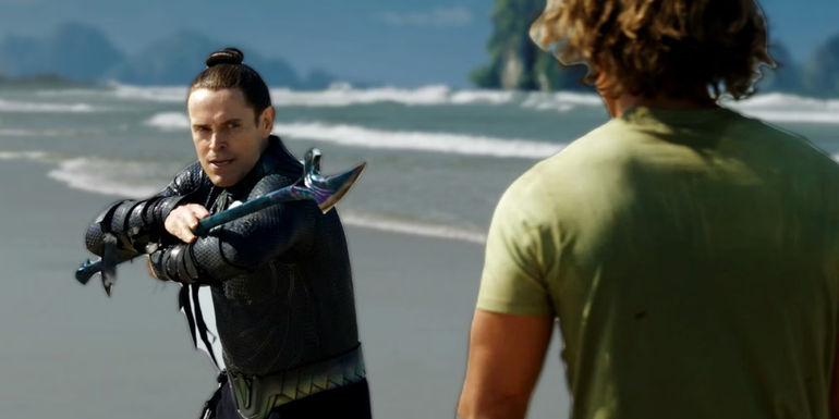 Aquaman Trains with Vulko in the DCEU's Aquaman 2018