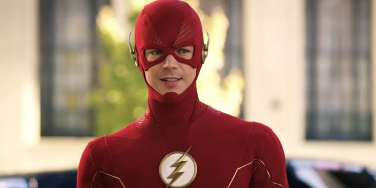 A still shot of Grant Gustin as Barry Allen in The Flash Season 9