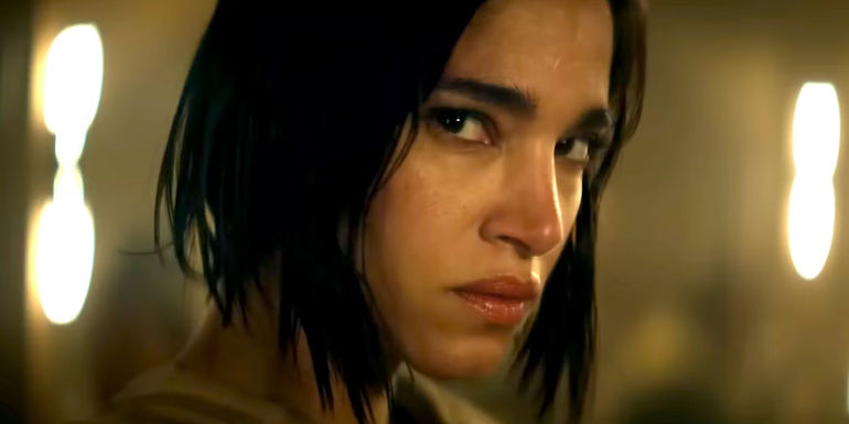 Sofia Boutella Glaring in Rebel Moon