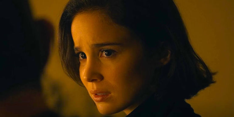 Ava talking to Michael in Warrior Nun season 2 episode 7