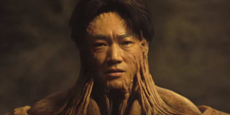 Toguro in his final form in Yu Yu Hakusho episode 5