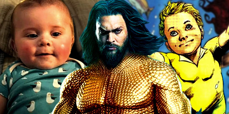 Aquababy in Aquaman and the Lost Kingdom and DC Comics