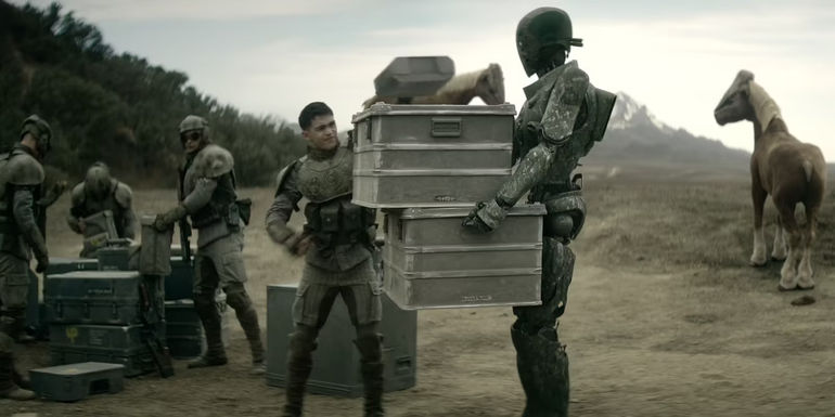 Rebel Moon Jimmy Carries Crate