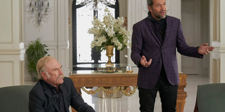 Mr. Monk's Last Case A Monk Movie characters in a mansion