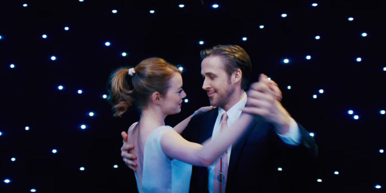 Mia and Seb in La La Land dream sequence