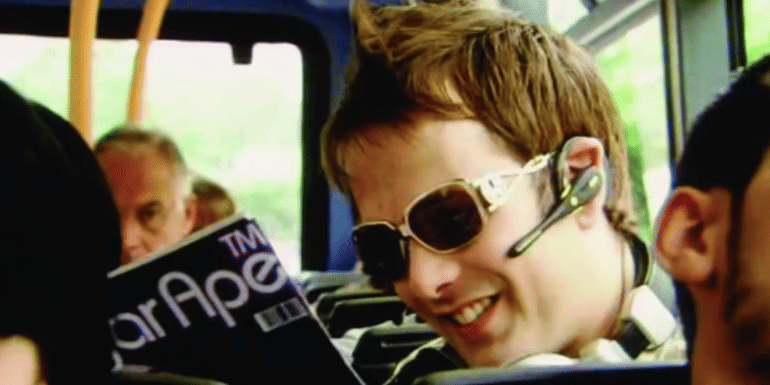 Nathan Barley reads Sugar Ape 2005 TV show