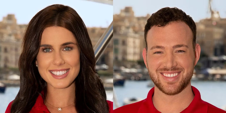 Montage of Natalya Scudder and Kyle Viljoen from Below Deck Med