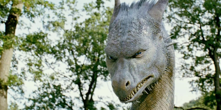Saphira growling in Eragon