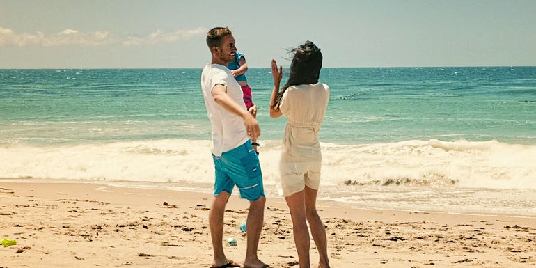 Brian and Mia in Furious 7 ending scene
