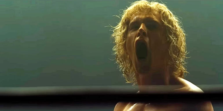 Harris Dickinson as David Von Erich in The Iron Claw.