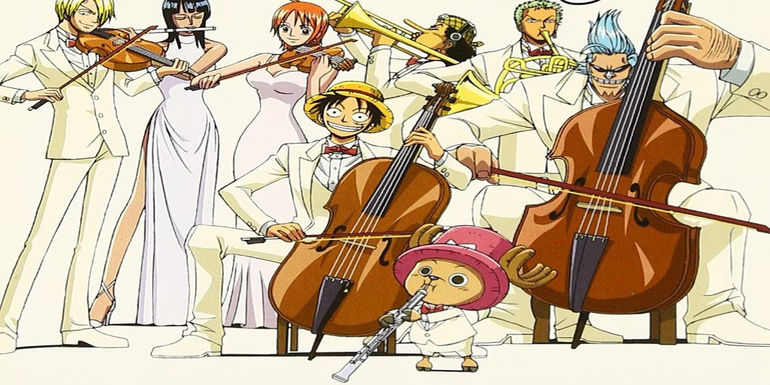 The Straw Hats playing music