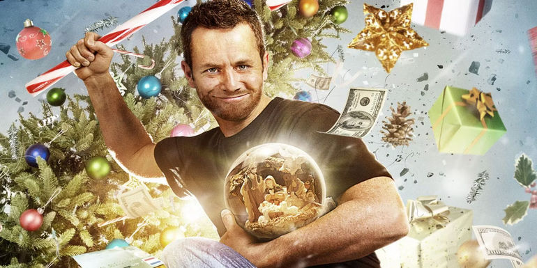 A crop of the poster for Saving Christmas
