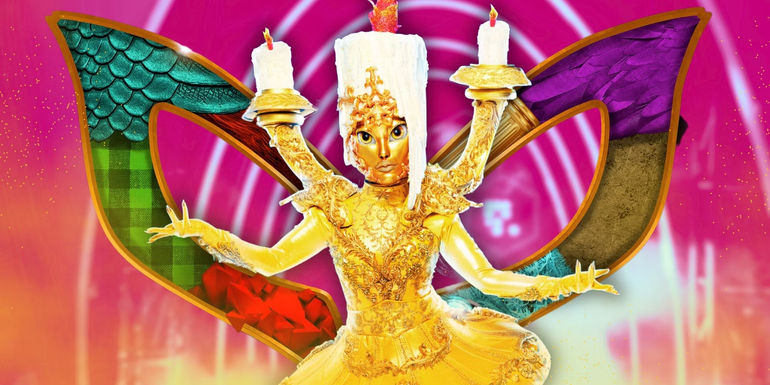 The Masked Singer Candelabra With Backgrounf