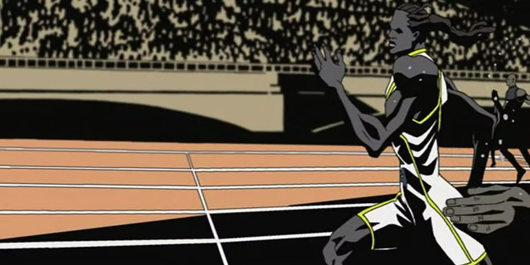 Dan Davis running in Animatrix's World Record