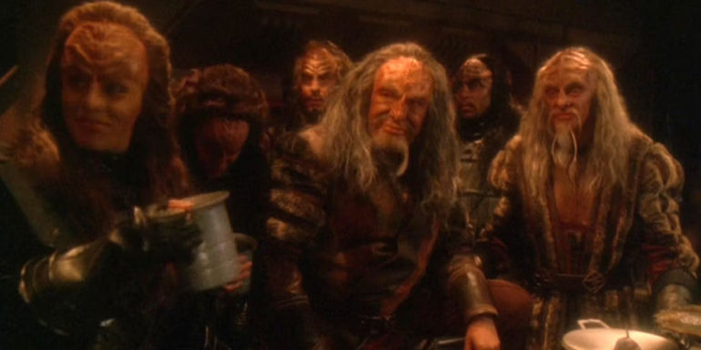 Star Trek DS9 Klingons Kor warriors