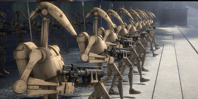 Star Wars Clone Wars Battle Droids