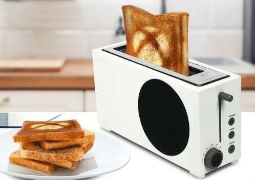Introducing the New Xbox Toaster: A Deliciously Branded Breakfast Treat!