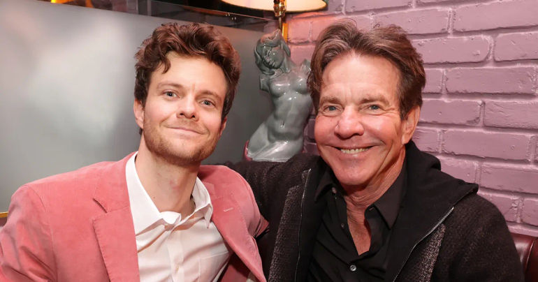 Dennis Quaid and Son Jack Quaid Share Uncanny Resemblance During Rare Public Appearance