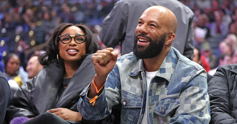 Jennifer Hudson and Common Spark More Romance Speculation at Los Angeles Clippers Game