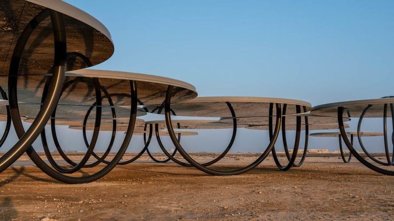 The Otherworldly Art Installations of Olafur Eliasson in the Qatari Desert